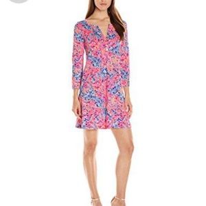 Lily Pulitzer women’s Banyan dress in Coral Coco Crab Size Large